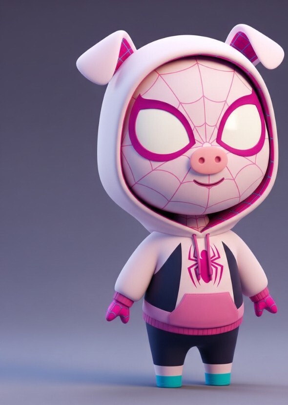 Taylor Swift A's spider Gwen ham surreal