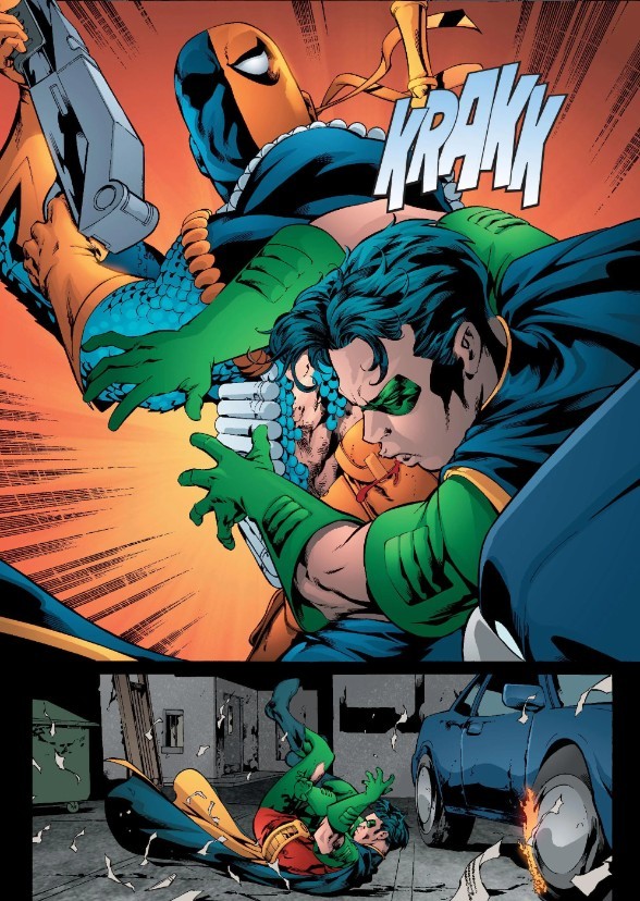 Teen Titans: Deathstroke attacks