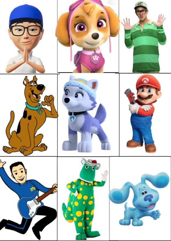 The Cartoon & fictional Squad adventures (My Version)