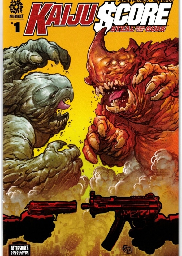Kaiju media and comic book/graphic novel media 