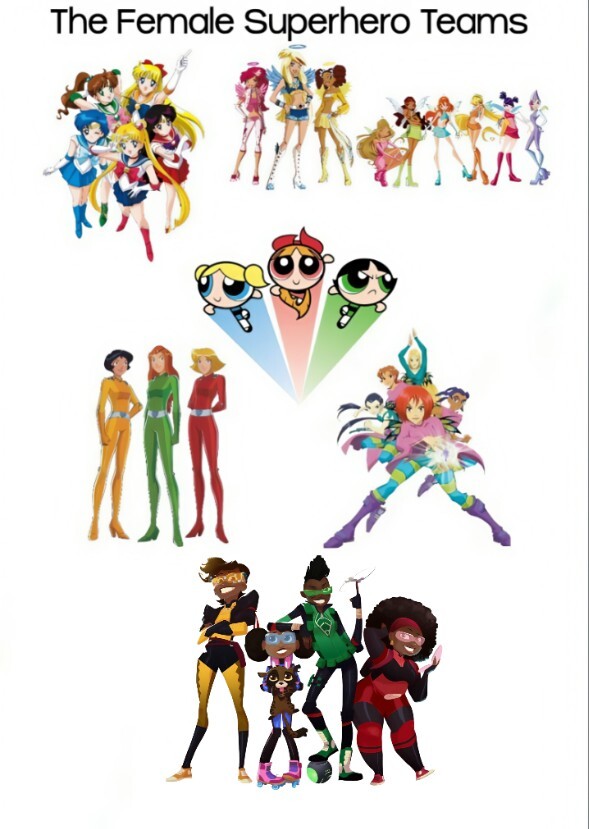 The Female Superhero Teams