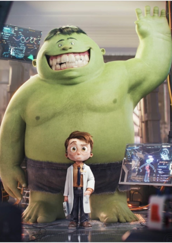 The Hulk Pixar