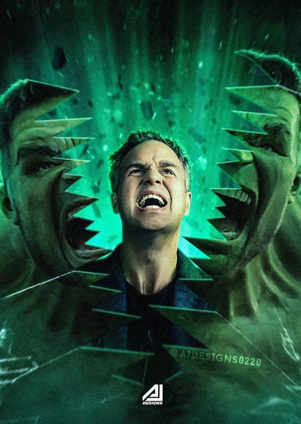 The Incredible Hulk Splitting The Wheel In Two 