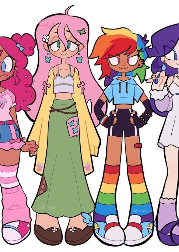 The Mane Six as Humans