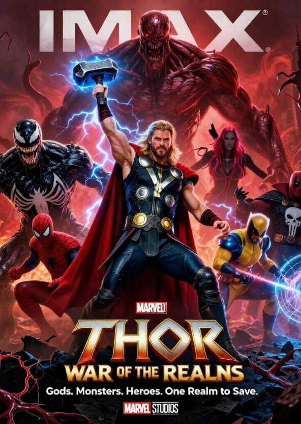 THE MARVEL UNIVERSE - THOR X SPIDER-MAN & VENOM: WAR OF THE REALMS