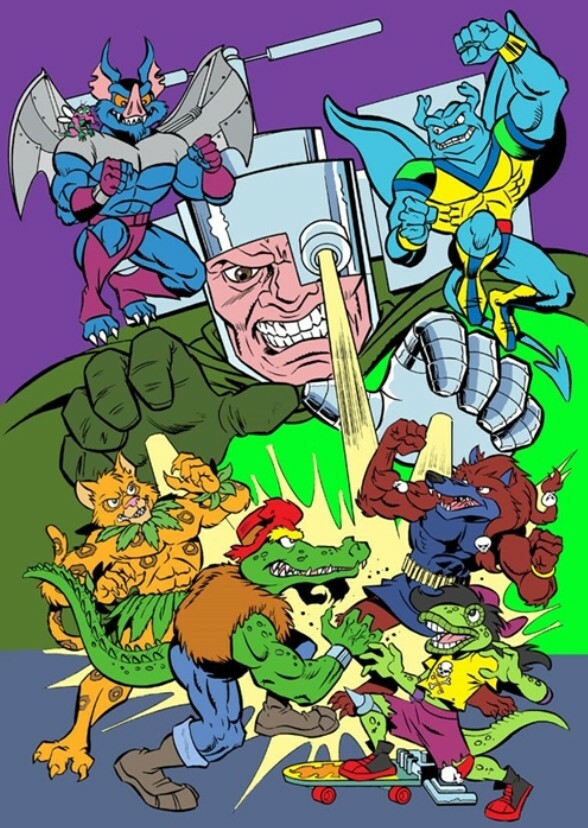The mighty Mutanimals