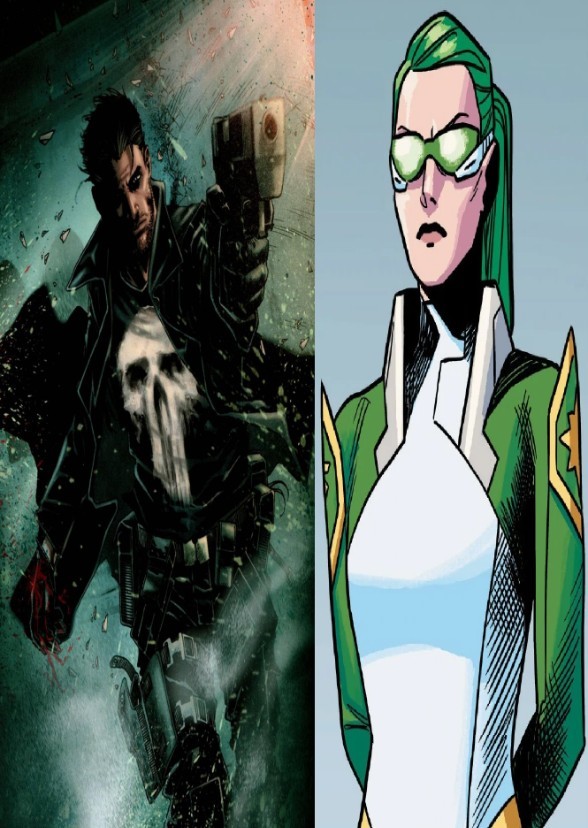 The Punisher meets Abigail Brand