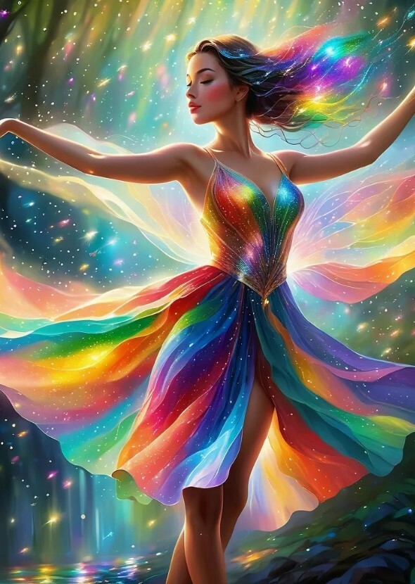 The Rainbow Shoes