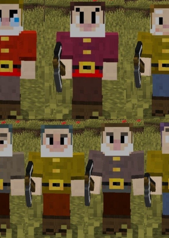 The Seven Dwarfs in Minecraft