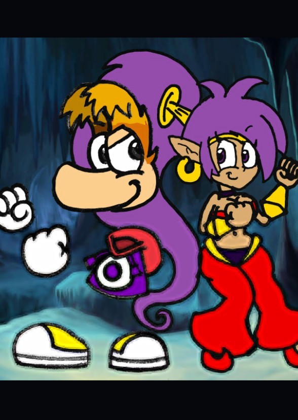 The thingamajig and the half-genie hero