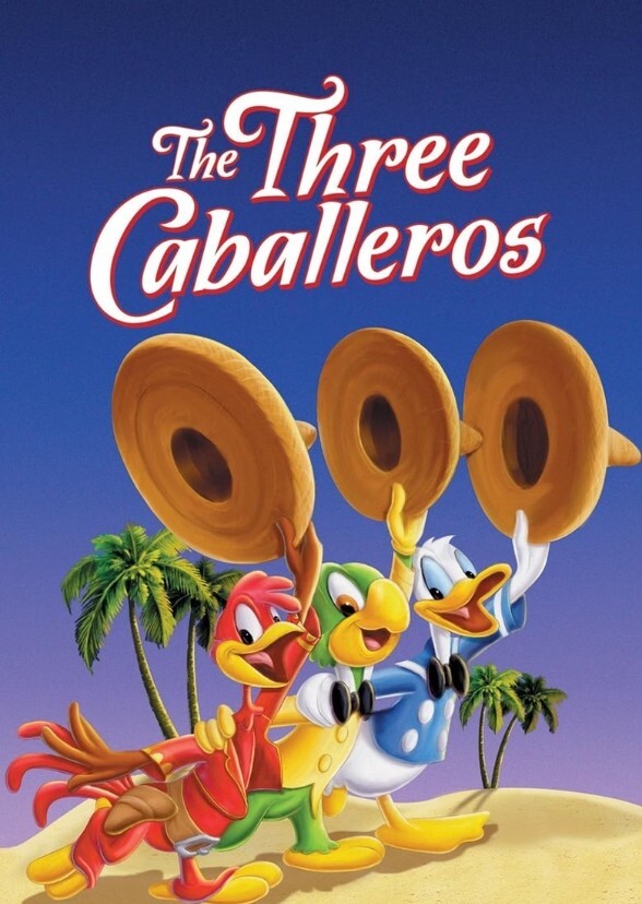The Three Caballeros 1944 (But with Cartoon Style)