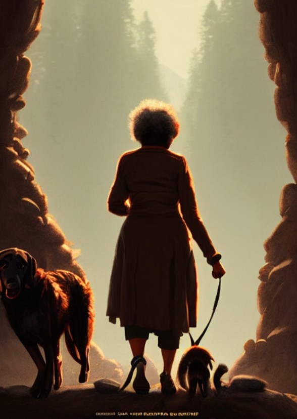 The widow and the dog