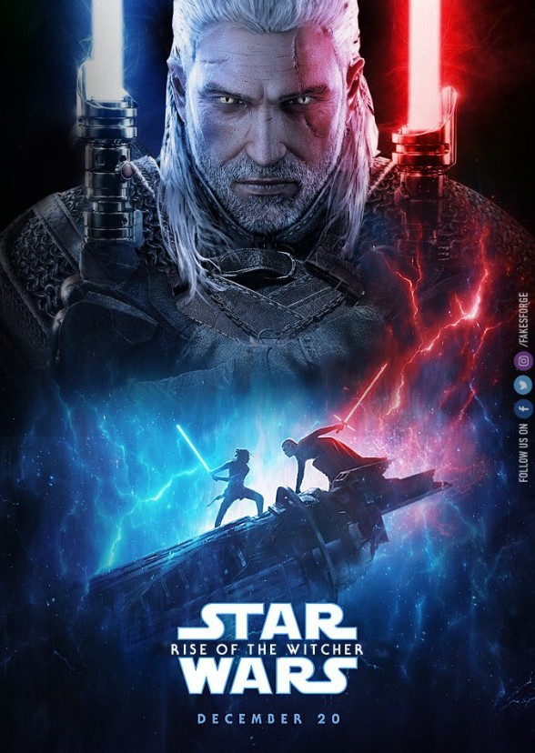 The Witcher but with Star Wars actors