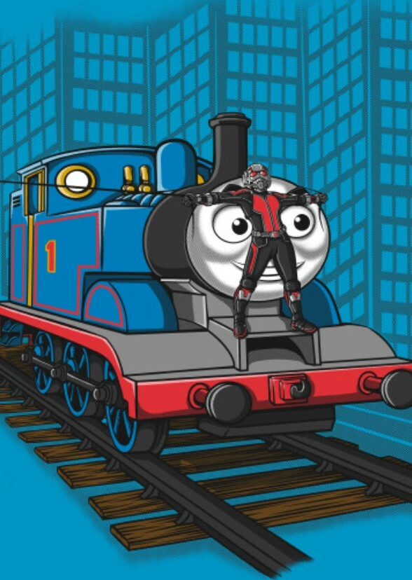 Thomas and Friends as Marvel Characters