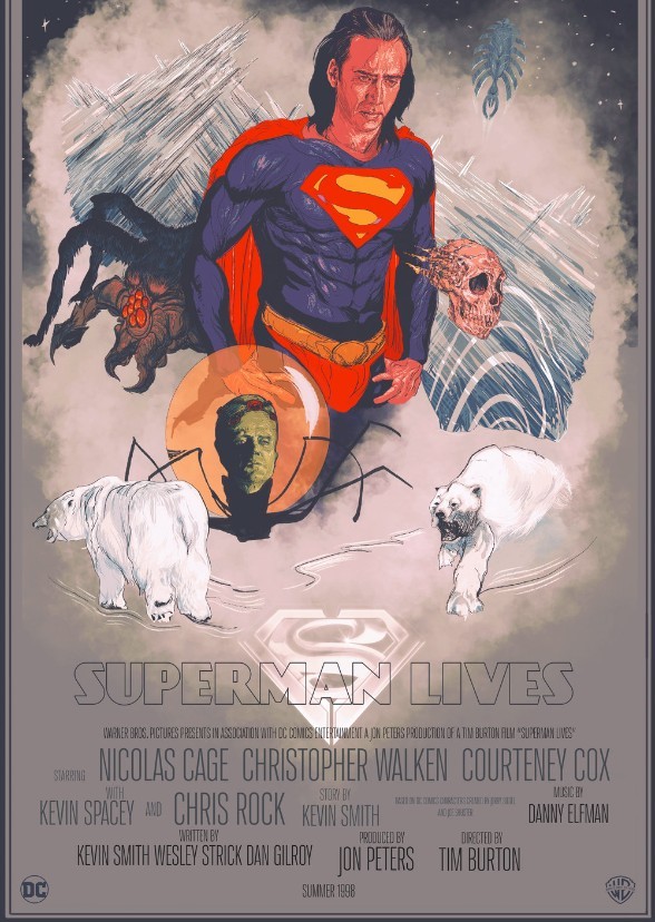 Tim burtons: SUPERMAN!