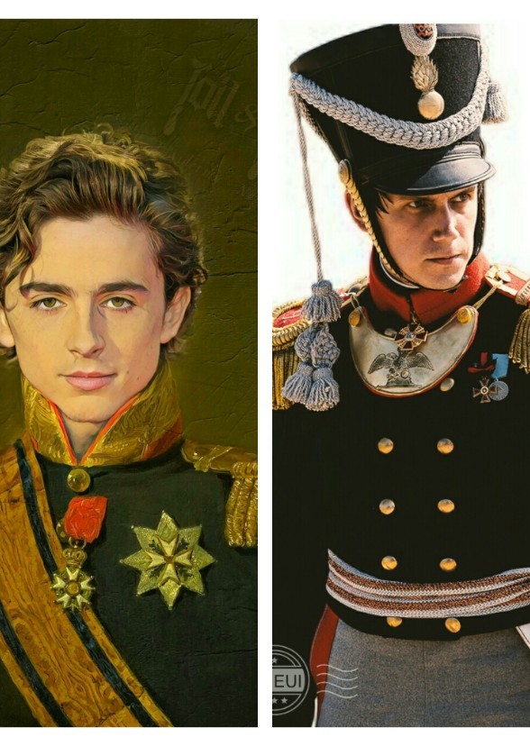 Timothee chalamet as Sergei Muraviev-Apostol
