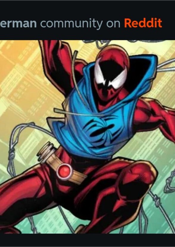 Tobey Maguire as Scarlett spider man Ben rilley