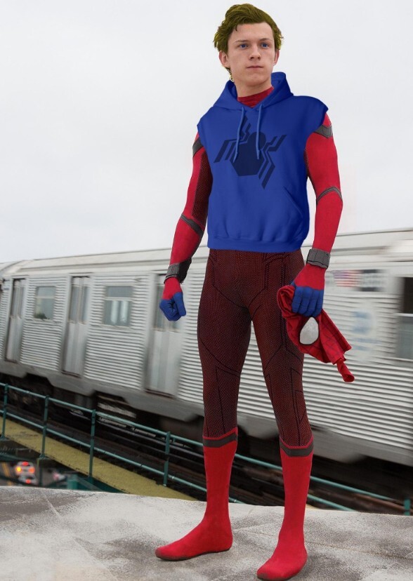 Tom Holland as Scarlett spider man