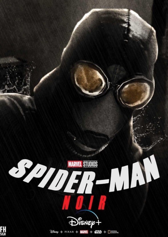 Tom Holland as spider man noir