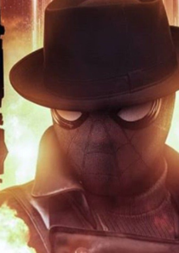 Tom Holland as spider man noir
