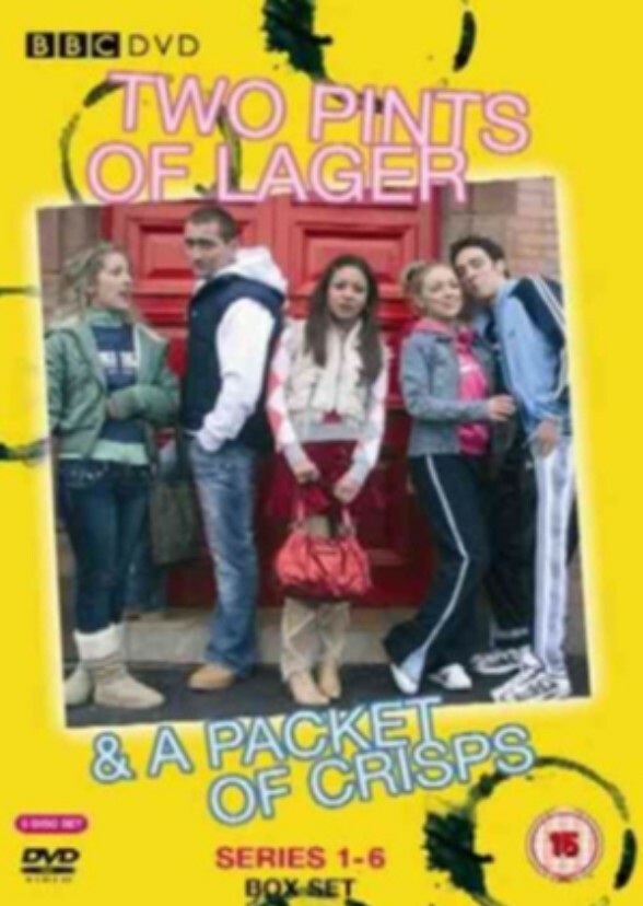 Two Pints Of Larger And A Packet Of Crisp