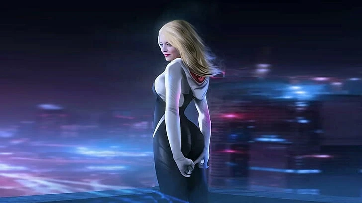 Emma Stone as ghost spider Kade