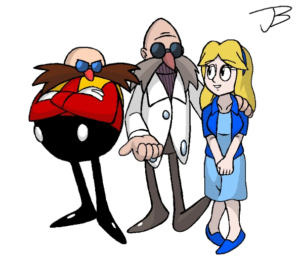 Actors who would play Gerald, Ivo and Maria Robotniks if Sonic Series was made 10 years earlier