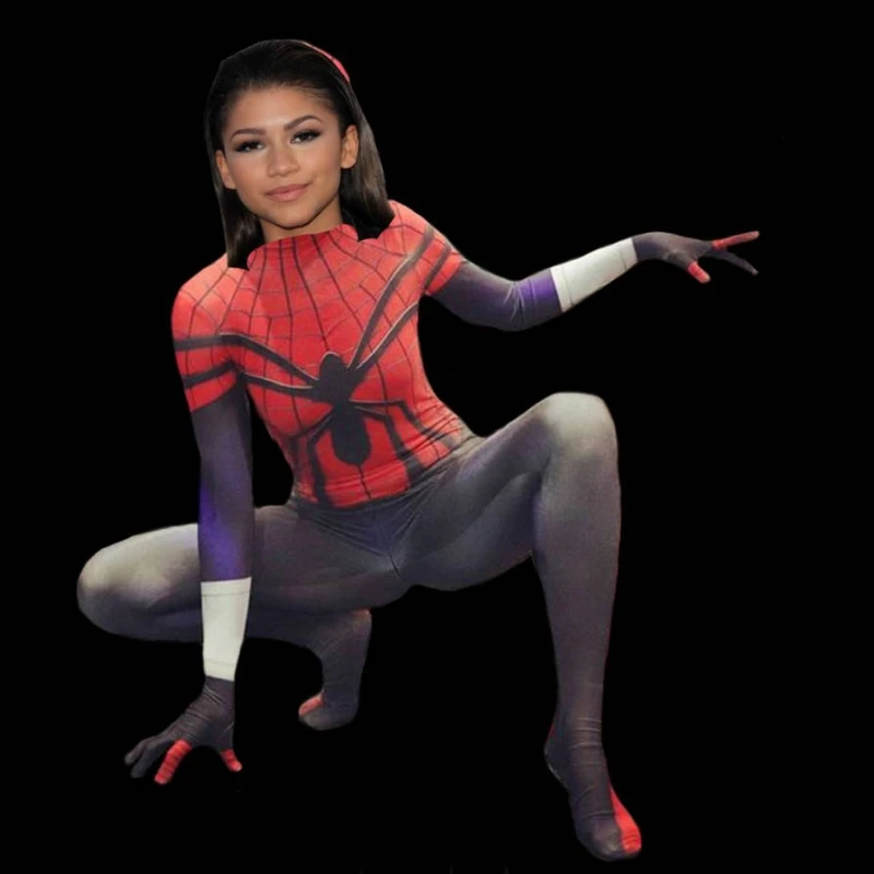Zenydya as spider girl mayday Parker live in the MCU earth 200.