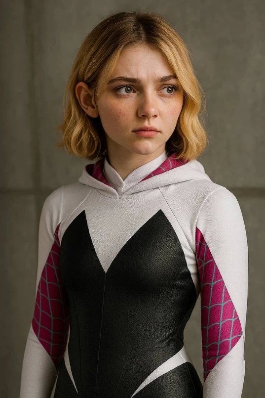 Emma Myers as spider Gwen live action into the spider verse fan casting 