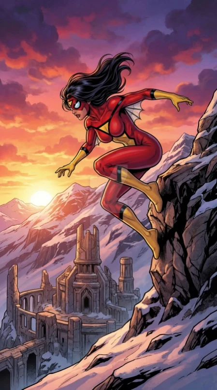 Florence Pugh as spider woman Jessica drew
