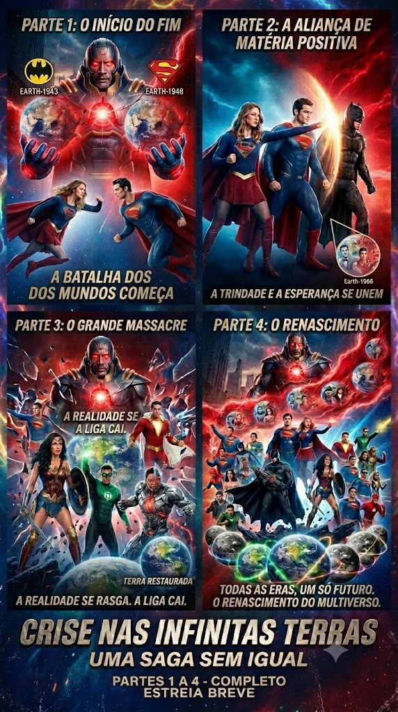 crisis on infinite earths(parts 1-4)
