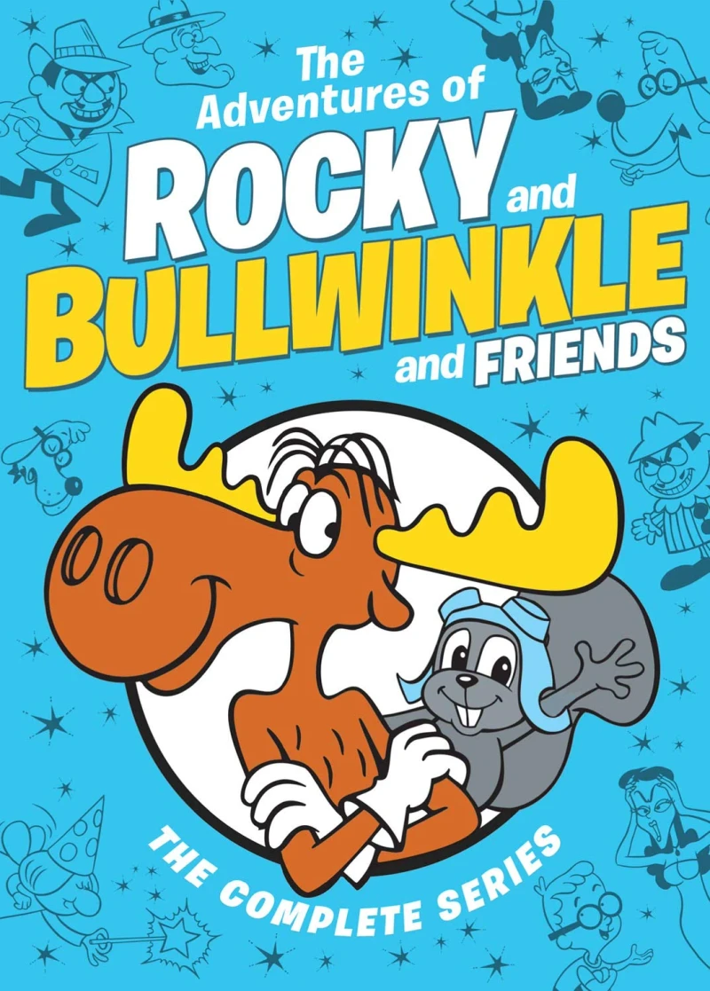 Sonic The Hedgehog characters as Rocky and Bullwinkle characters