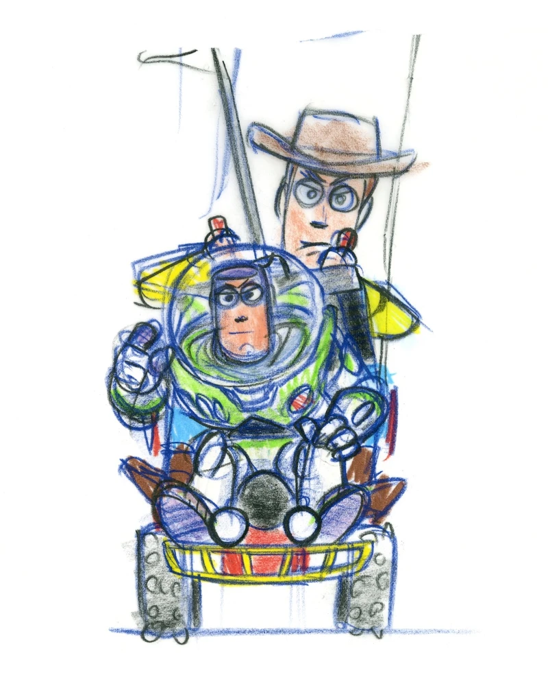 Fictional Characters as Toy Story