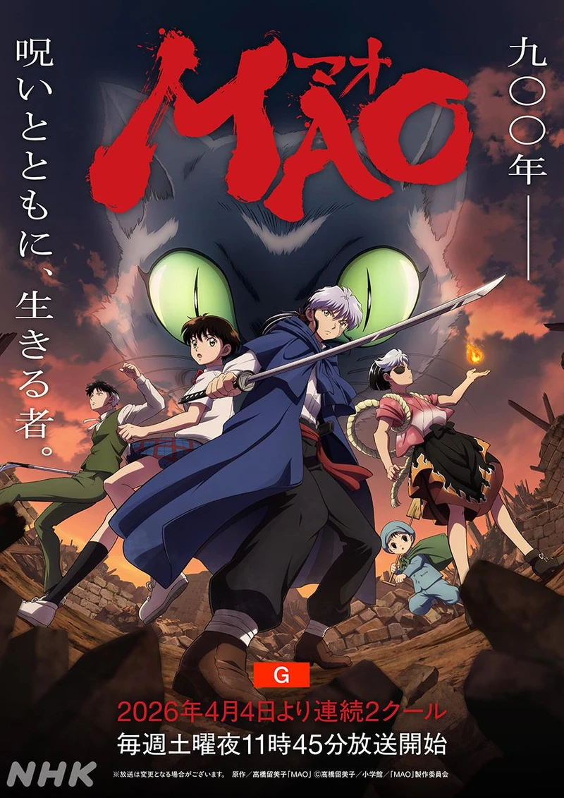 MAO  Anime English Dub Cast (2026)