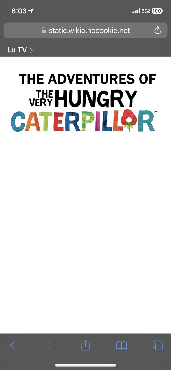 The Adventures of The Very Hungry Caterpillar