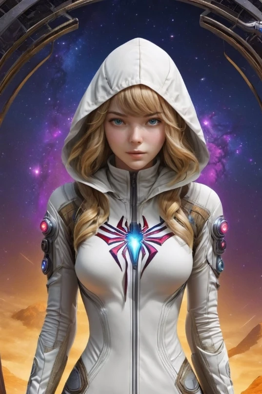 Ellie fanning as spider Gwen 2099.