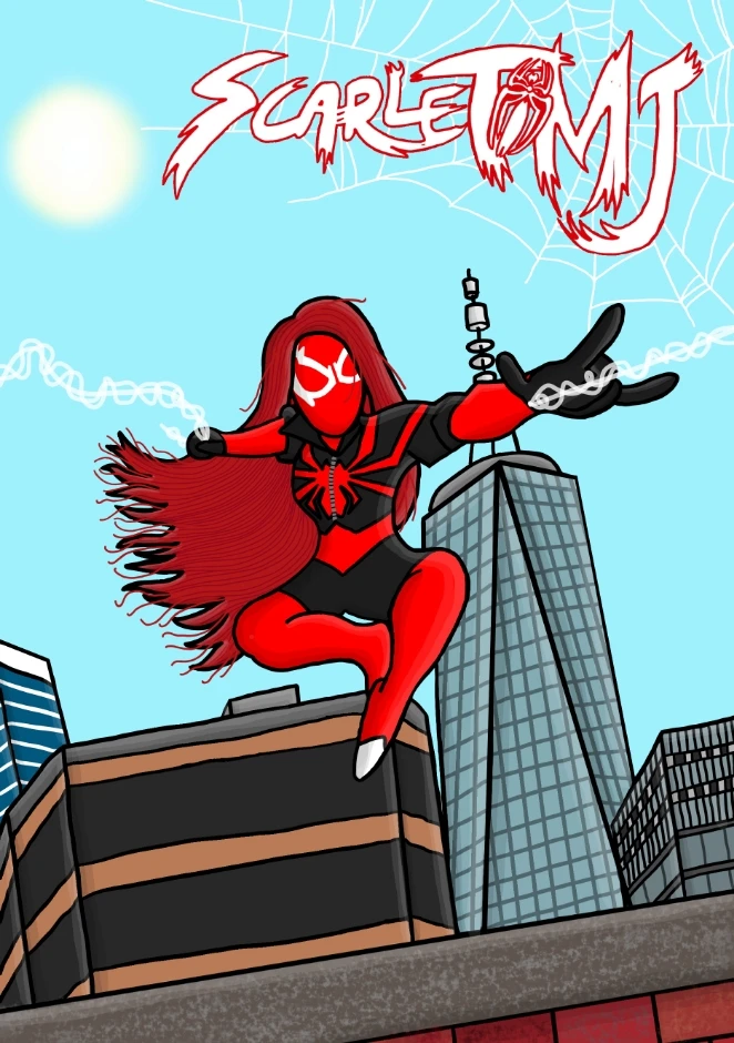 Emma Stone as Scarlett spider MJ