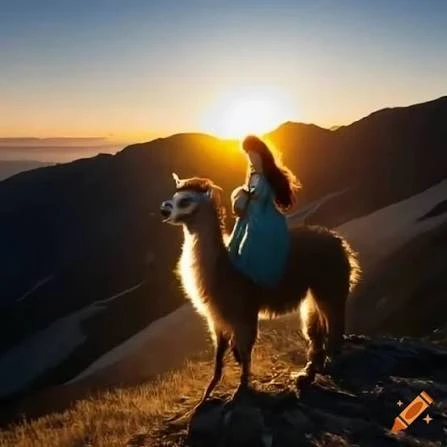 The Ugly Black Llama