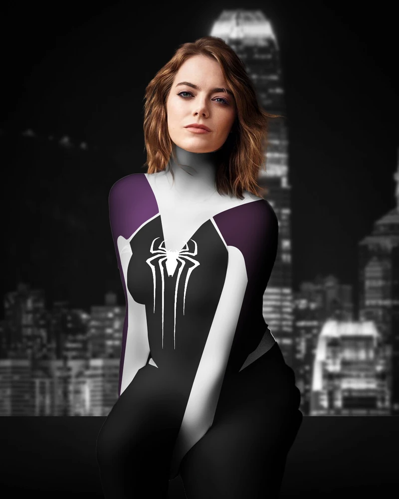 Emma Stone as ghost spider Samtha live in the MCU