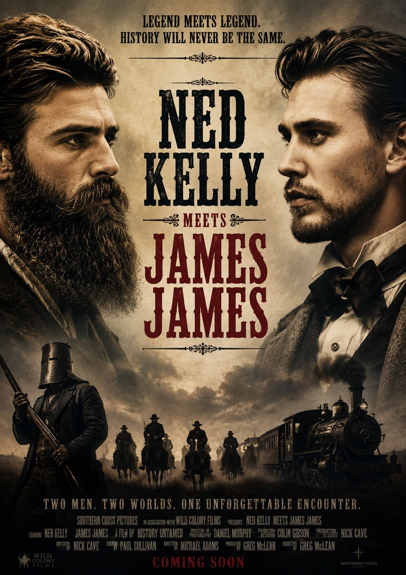 Ned Kelly meets James James