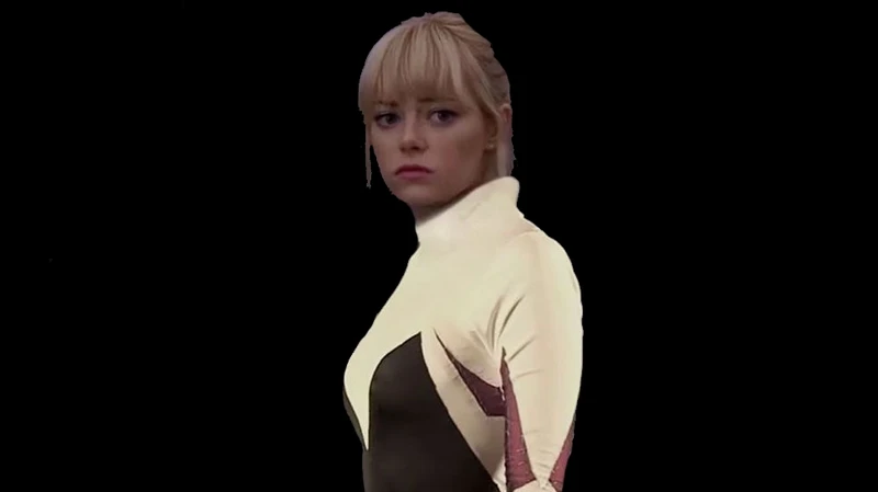 Emma Stone as spider Gwen Mattie