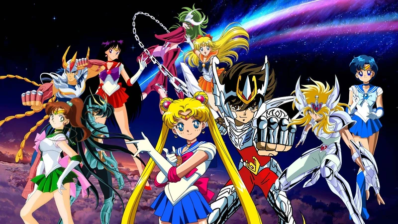 Sailor Moon and Saint Seiya