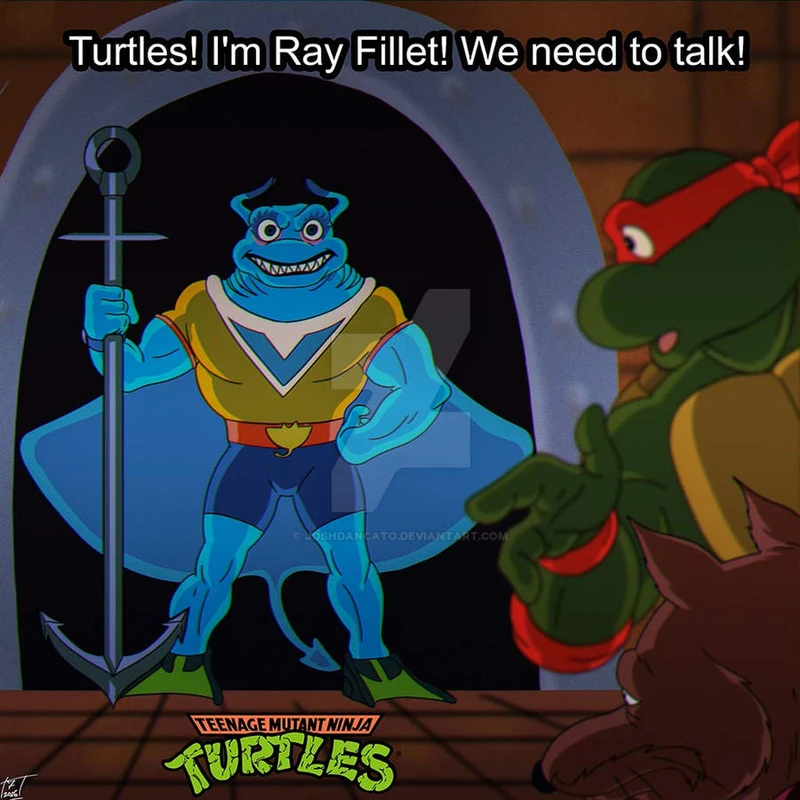 TMNT 1987 meet Ray Fillet
