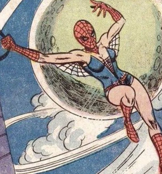 Emma Stone as spider girl Betty Brant 