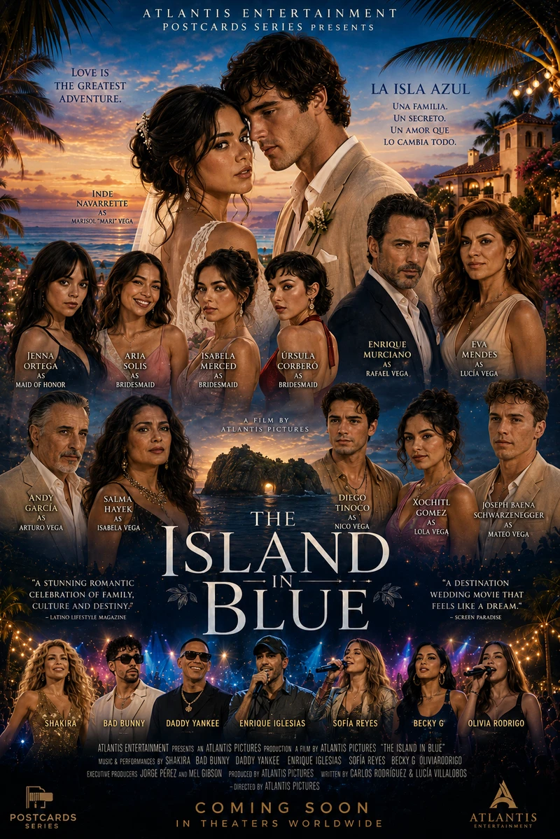 THE ISLAND IN BLUE