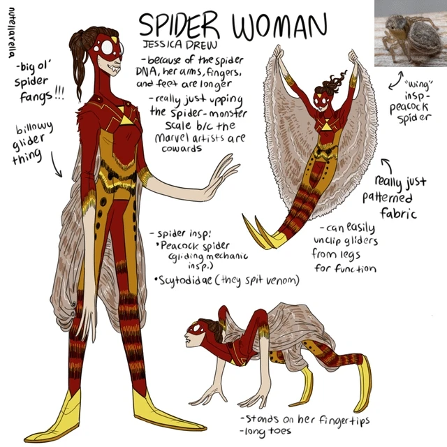Florence Pugh as spider woman Jessica drew