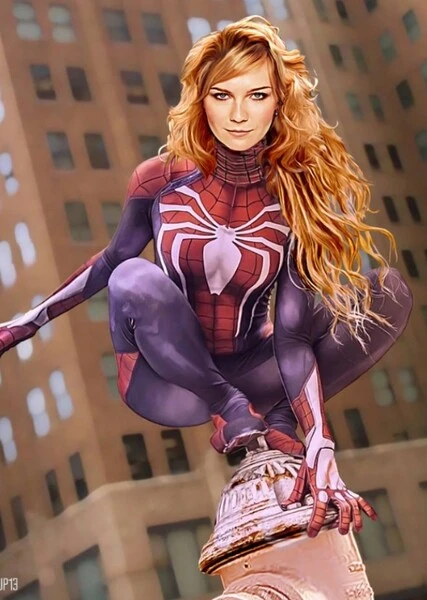 Kristen dunst as spider woman MJ 