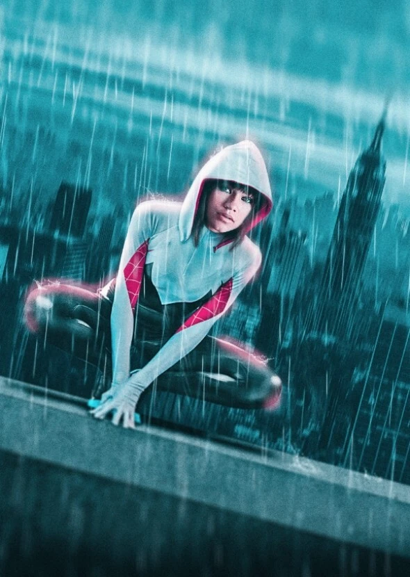 Zeyenda as ghost spider MJ