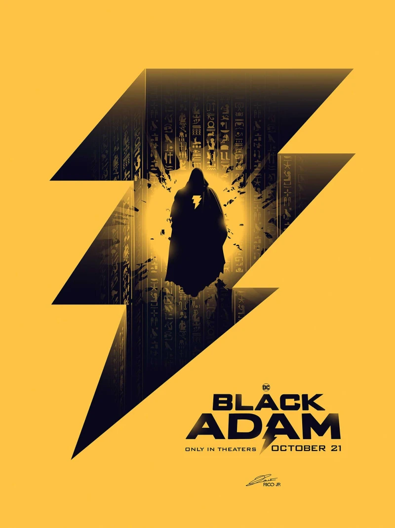 Black Adam (2022) poster
