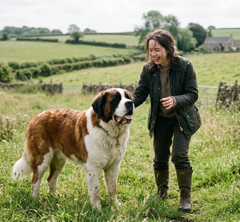 The Heart of the Story: How Loving a Saint Bernard Taught Me the True Meaning of Companionship